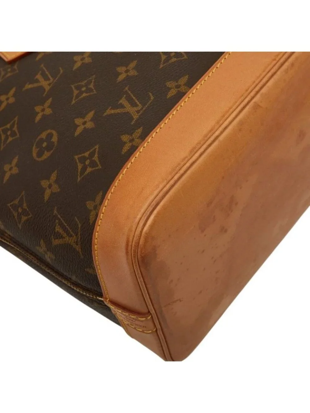 Louis Vuitton Monogram Alma Handbag Brown